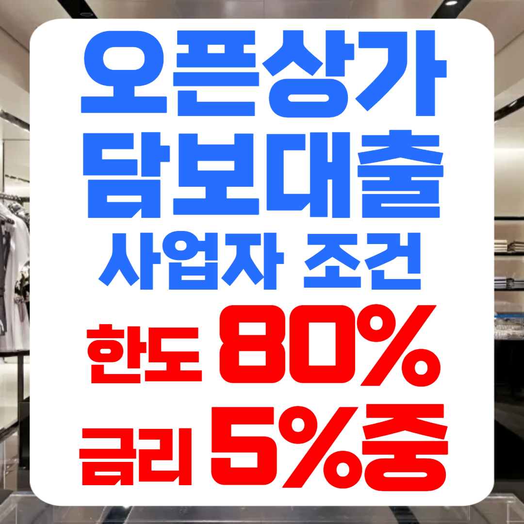 사업자 DSR 담보대출 준비 자료
