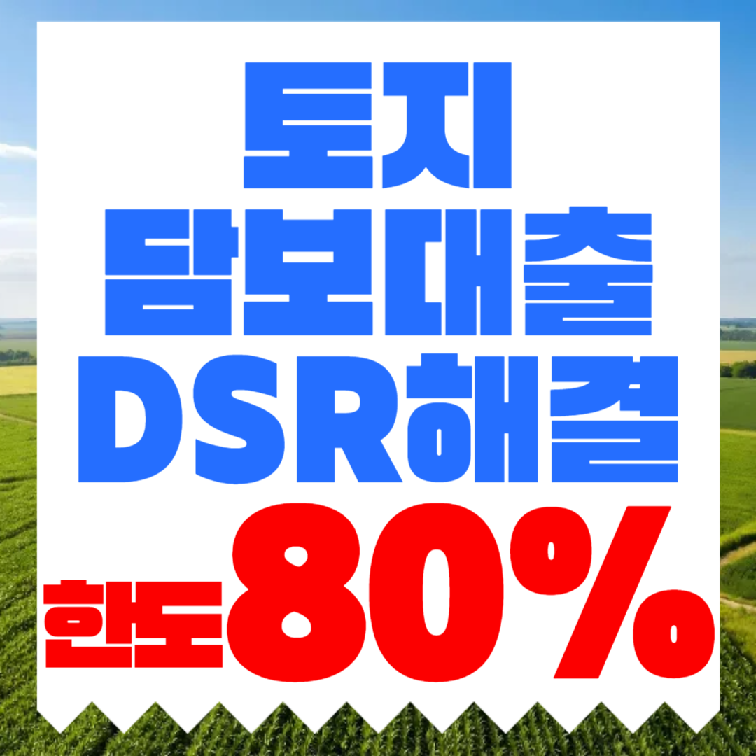 토지담보대출 DSR 초과 해결사례 채무자변경 편