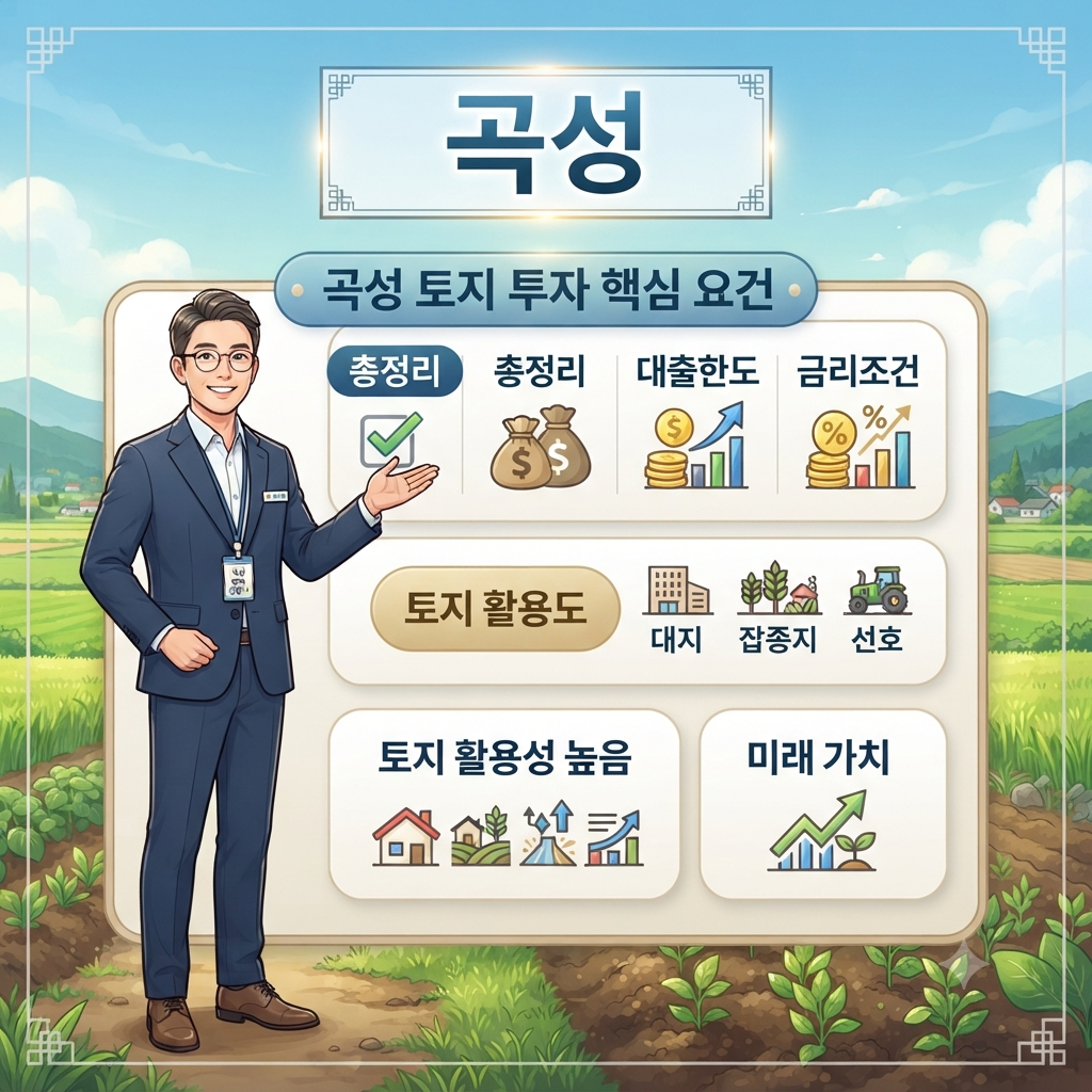 곡성 토지담보대출, 농지·임야도 가능할까? 한도부터 승인 가능성까지 꼭 알아야 할 핵심 정보