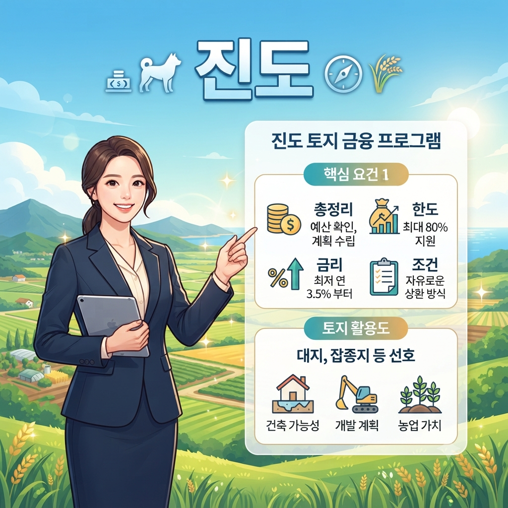 진도 토지담보대출, 농지·임야도 가능할까? 한도와 승인 사례까지 한 번에 정리