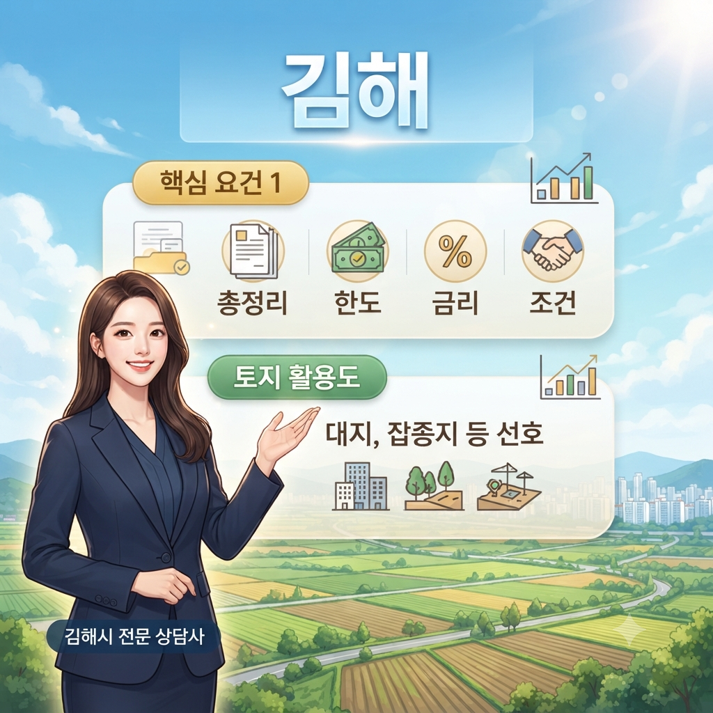 김해 토지담보대출, 농지·임야도 가능할까? 대출한도와 승인사례 총정리