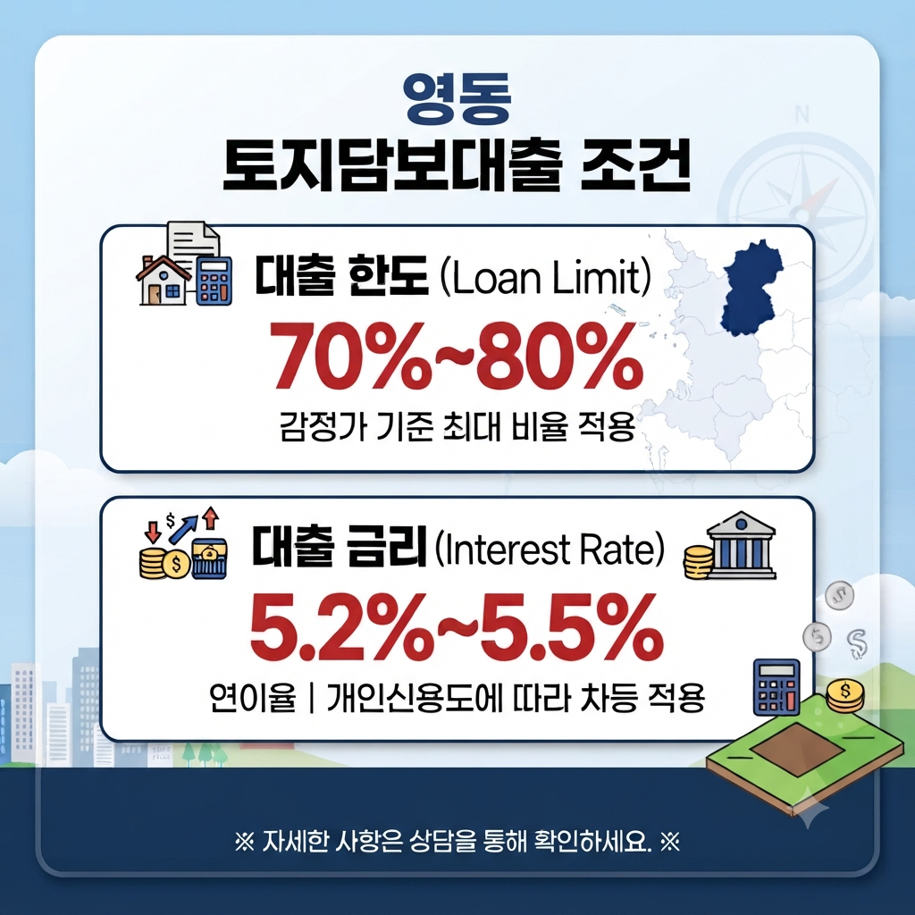 영동 토지담보대출, 농지·임야까지 가능한 조건과 한도 총정리 (금리·자격·실제사례)