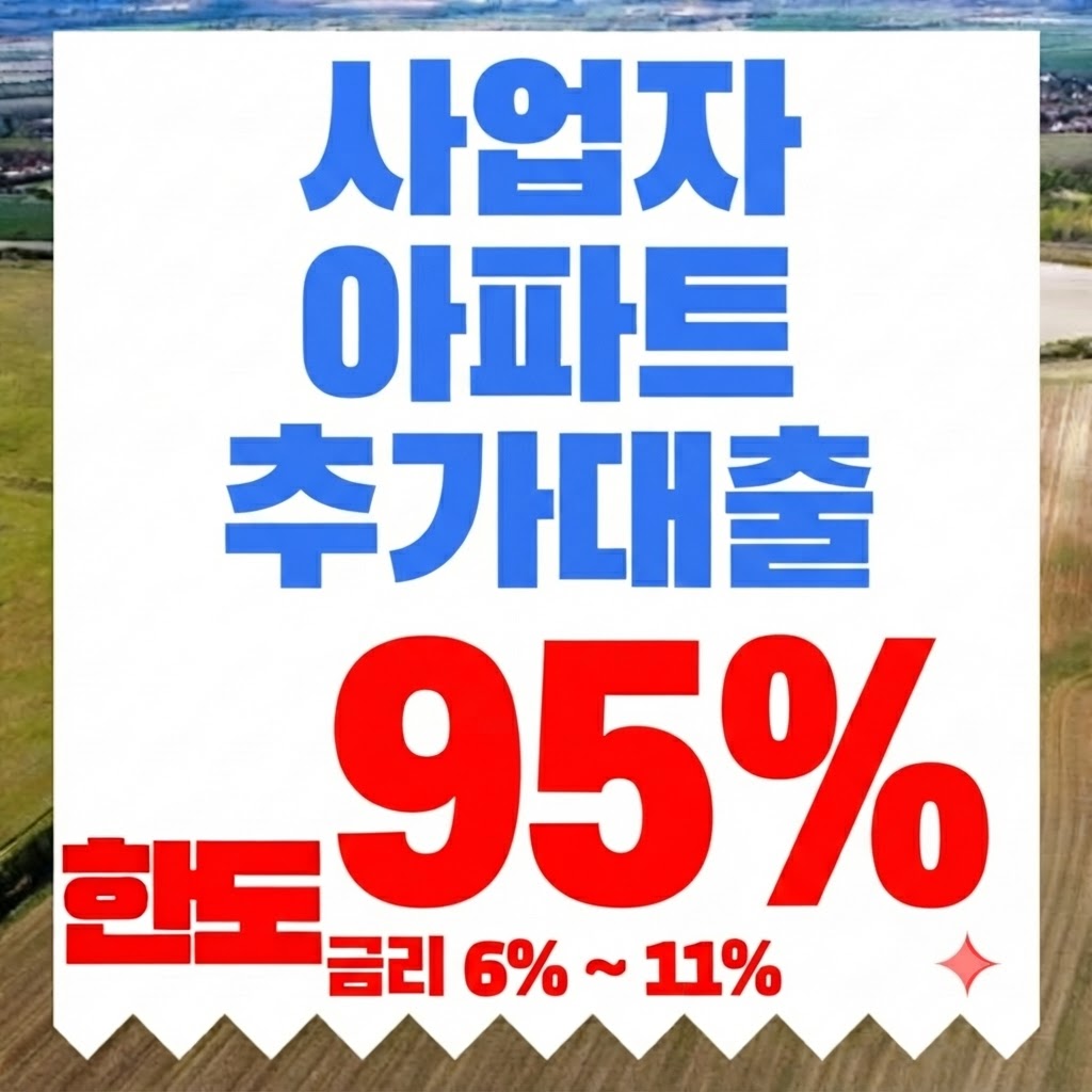 사업자 아파트추가대출, 추가 자금도 가능할까? 승인 조건과 한도 실제 사례 총정리
