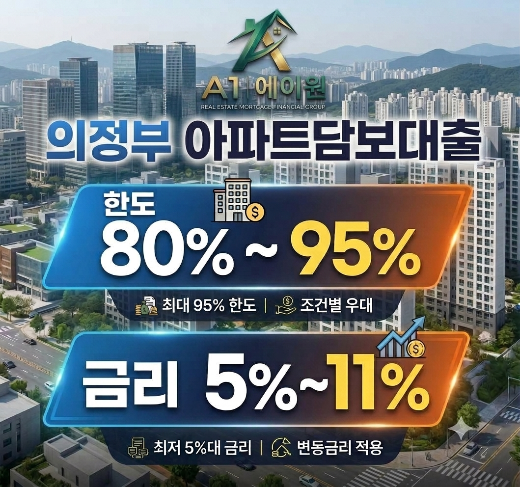 의정부 아파트담보대출 상담받으며 비교한 한도와 금리, 금융사별 조건 정리