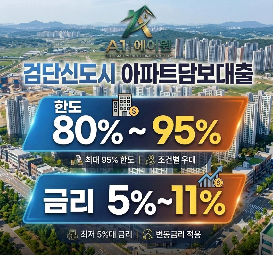검단신도시 아파트담보대출 알아보며 한도와 금리 비교했던 경험담
