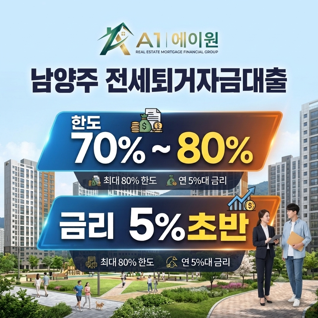 남양주 전세퇴거자금대출 상담받으며 확인한 한도와 금리, 주택 수별 조건 정리