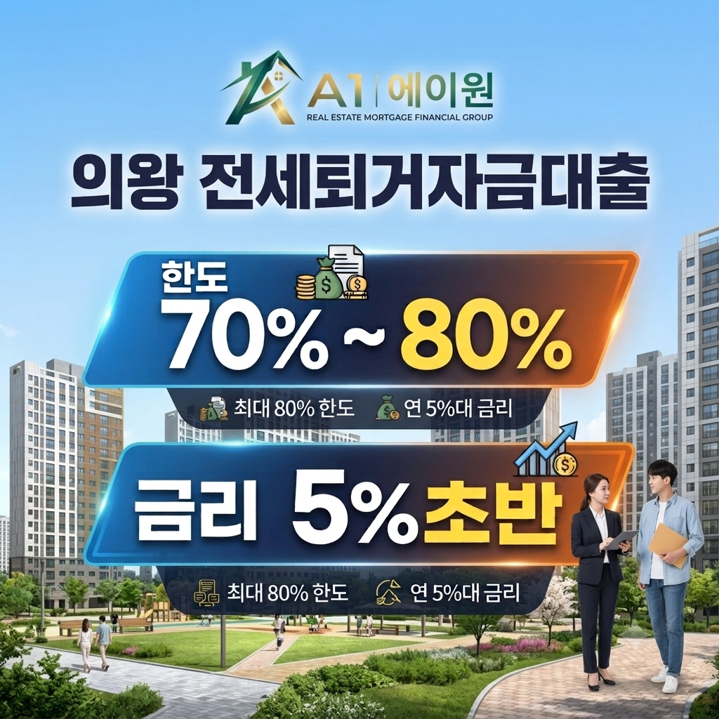 의왕 전세퇴거자금대출, 보증금 반환이 급할 때 한도와 금리부터 확인한 과정