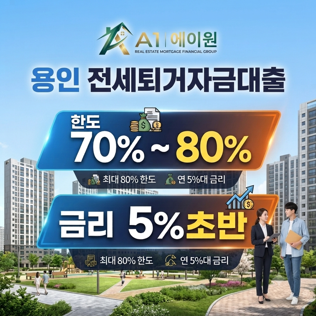 용인 전세퇴거자금대출, 보증금 반환 한도와 금리부터 확인해 본 과정