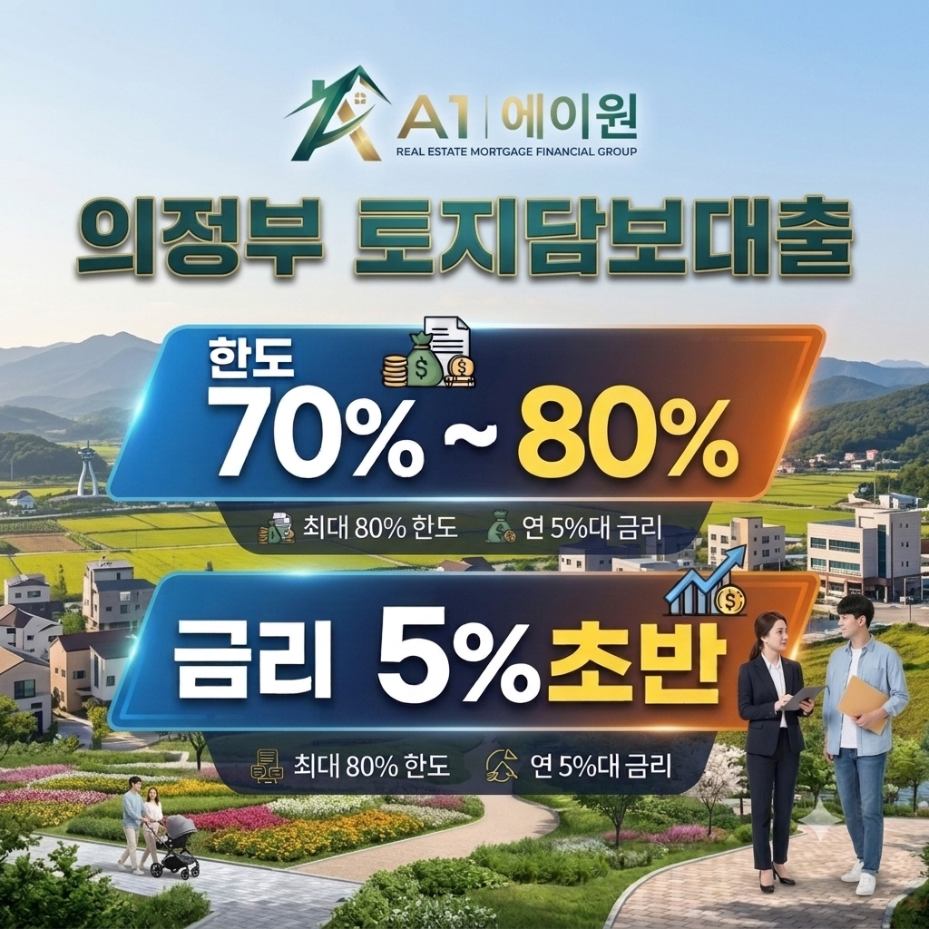 의정부 토지담보대출 한도와 금리 비교, 금융사별 조건을 확인해 본 경험