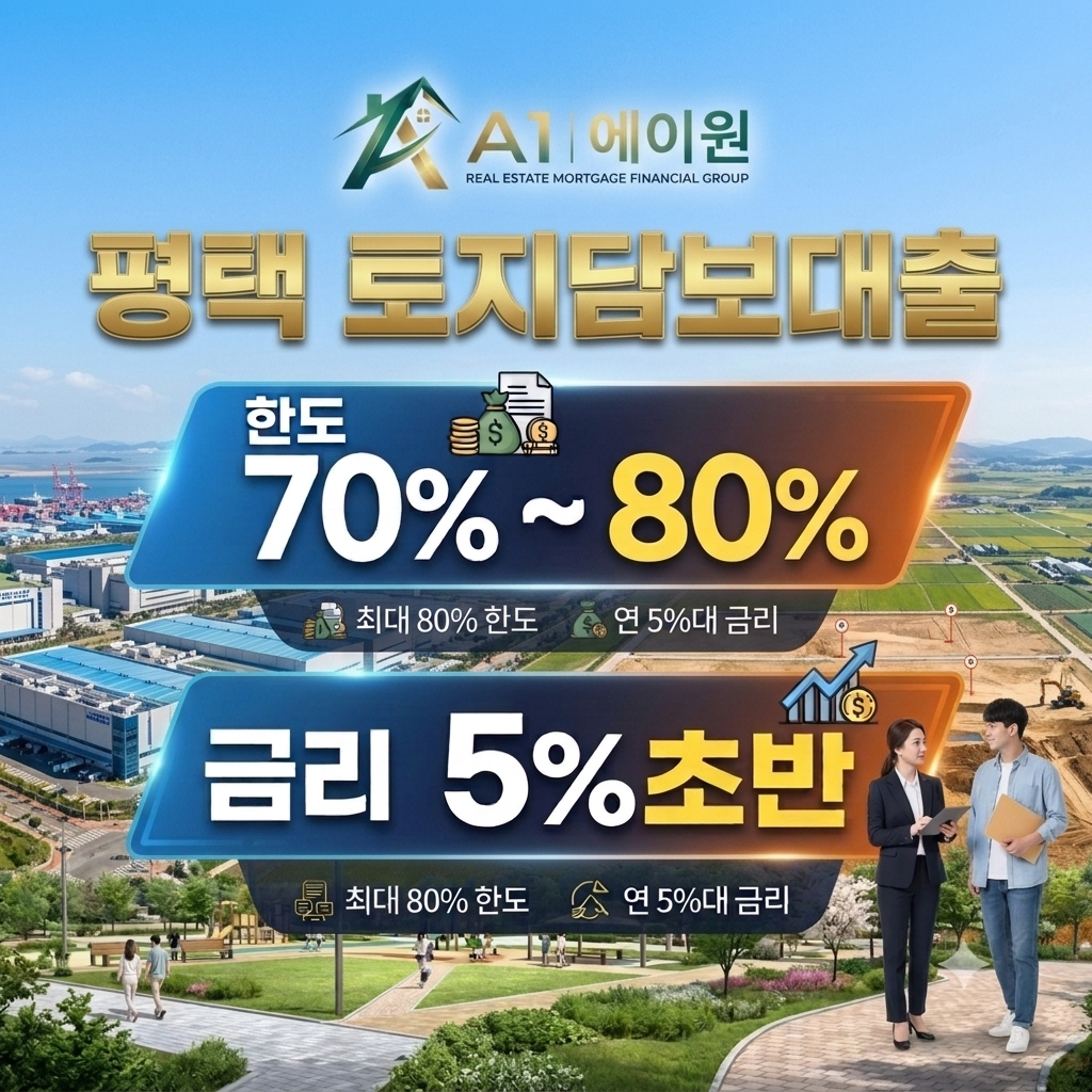 평택 토지담보대출 한도와 금리, 금융사별 조건을 비교하며 알게 된 점
