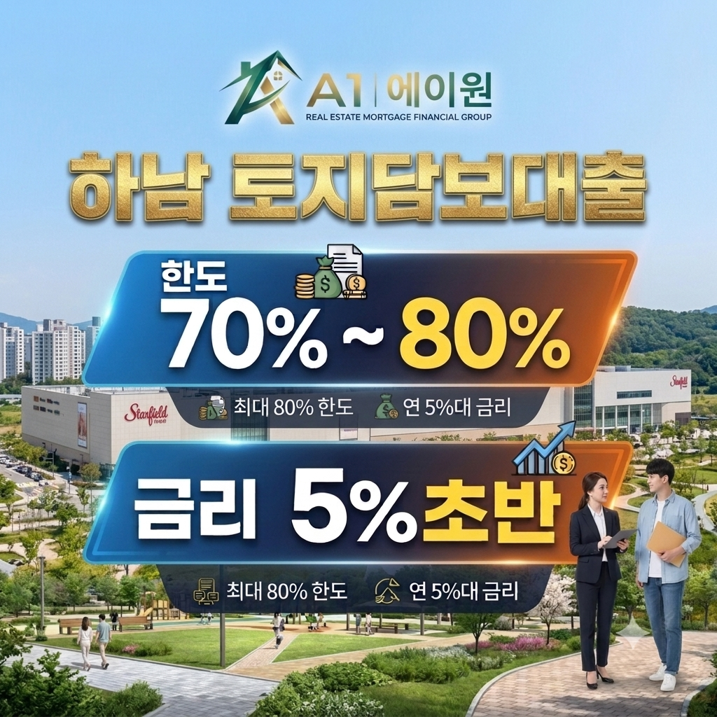 하남 토지담보대출 한도와 금리, 금융사별로 직접 비교해 본 조건과 자격