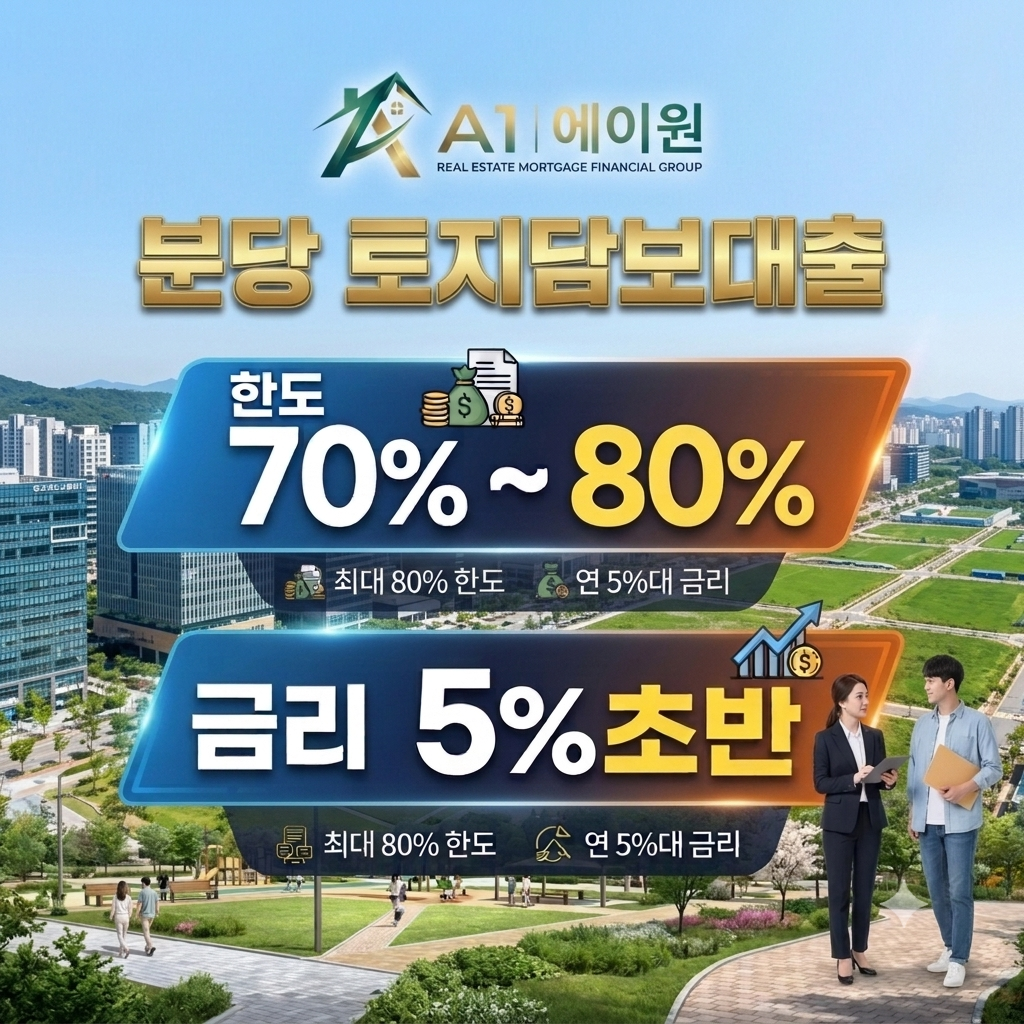분당 토지담보대출 한도 알아보며 금융사별 금리와 조건을 비교해 본 후기